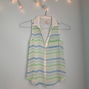 Kids see-through collar tank